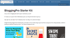 Desktop Screenshot of bloggingpro.com